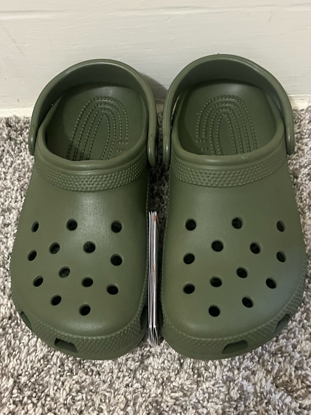 Unisex CROCS in Olive Green - 7(W) 5(M)